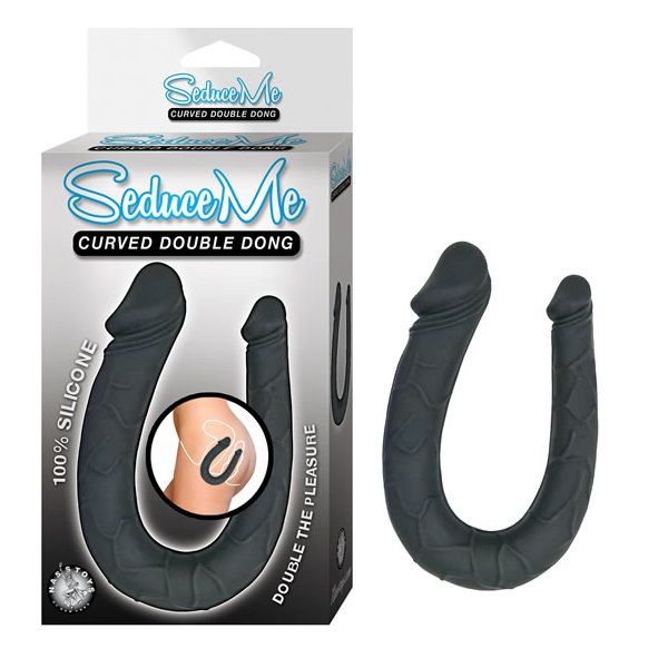 Nasstoys Seduce Me Curved Double Dong - Black