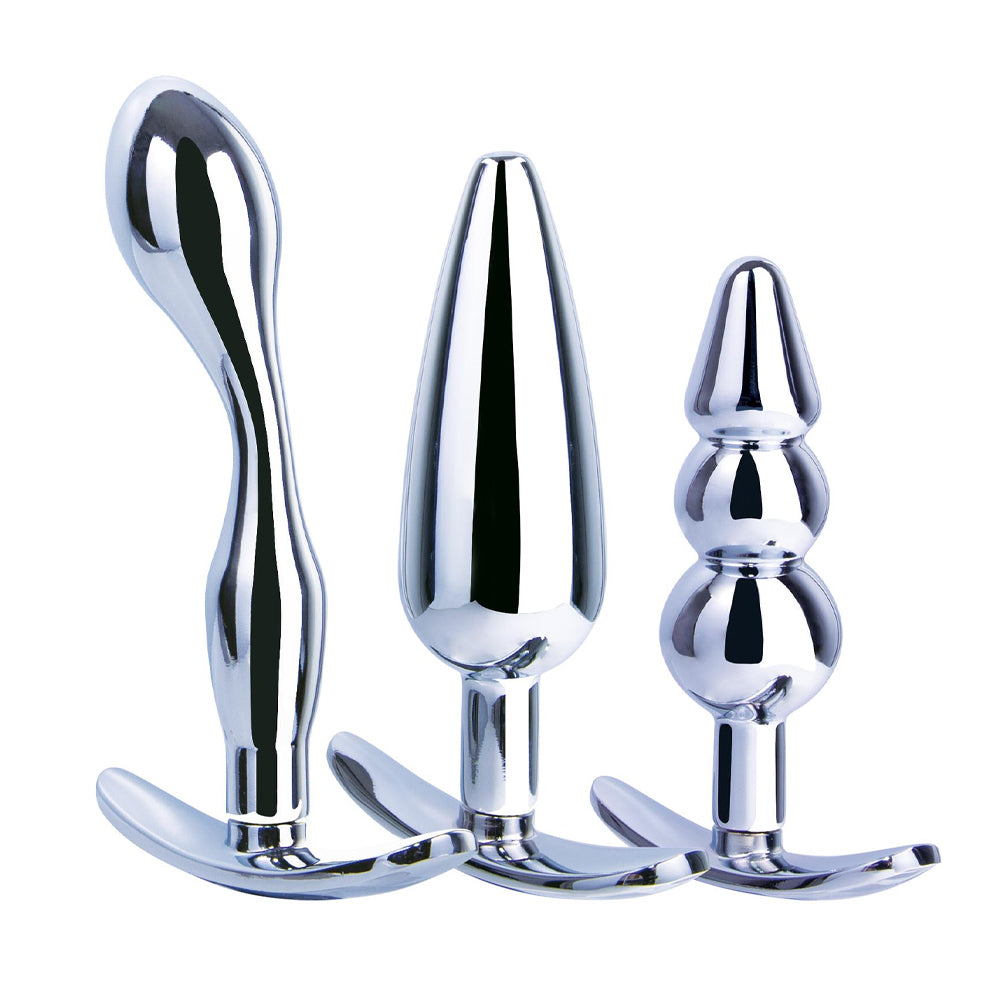 Excellent Power Hardware Gear Metal Butt Plug Kit | Curvy Pleasure Chest Excellent Power Hardware Gear Metal Butt Plug Kit | Curvy Pleasure Chest