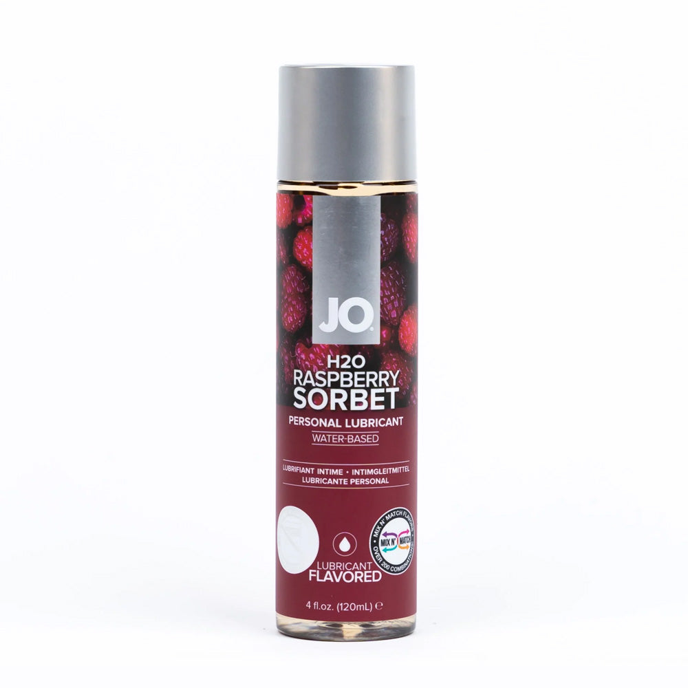 JO H2O Fruit Raspberry Sorbet Flavored Lubricant 120ml