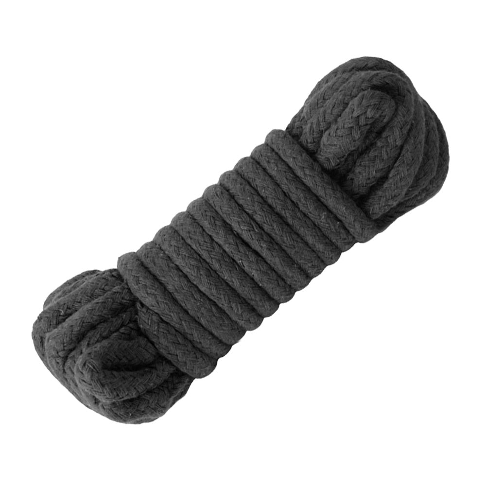 Love In Leather Cotton Rope 10 Metre - Black