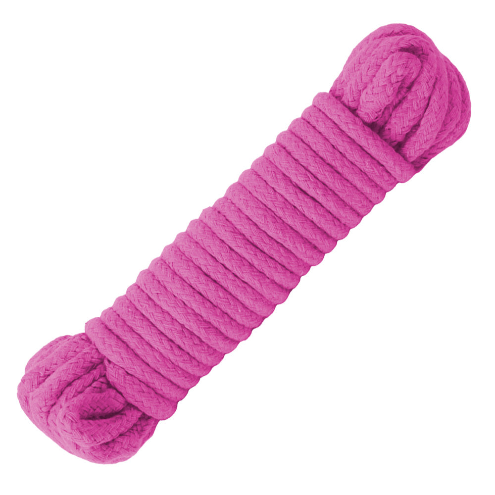 Love In Leather Cotton Rope 20 Metre - Pink