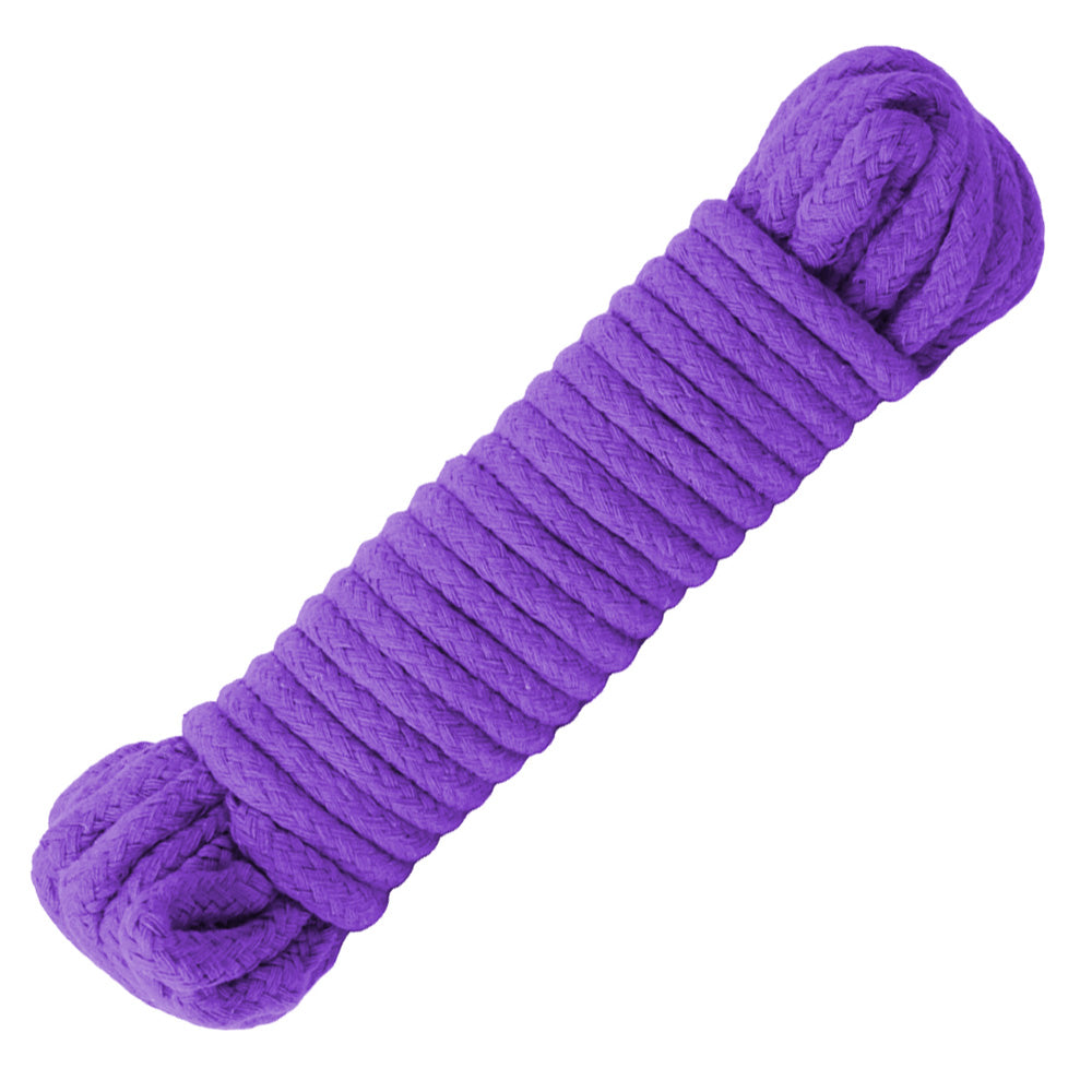 Love In Leather Cotton Rope 20 Metre - Purple
