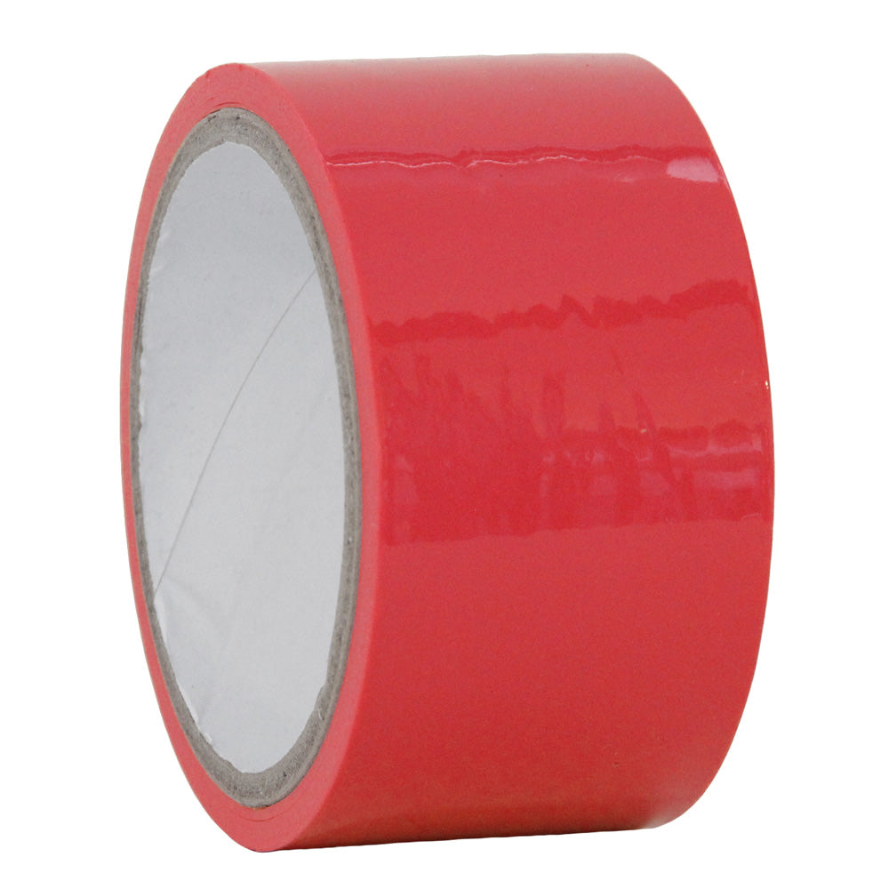 Love In Leather Reusable PVC Bondage Tape - Red