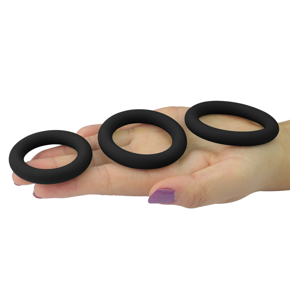 Lovetoy Power Plus Soft Silicone Snug Ring Set