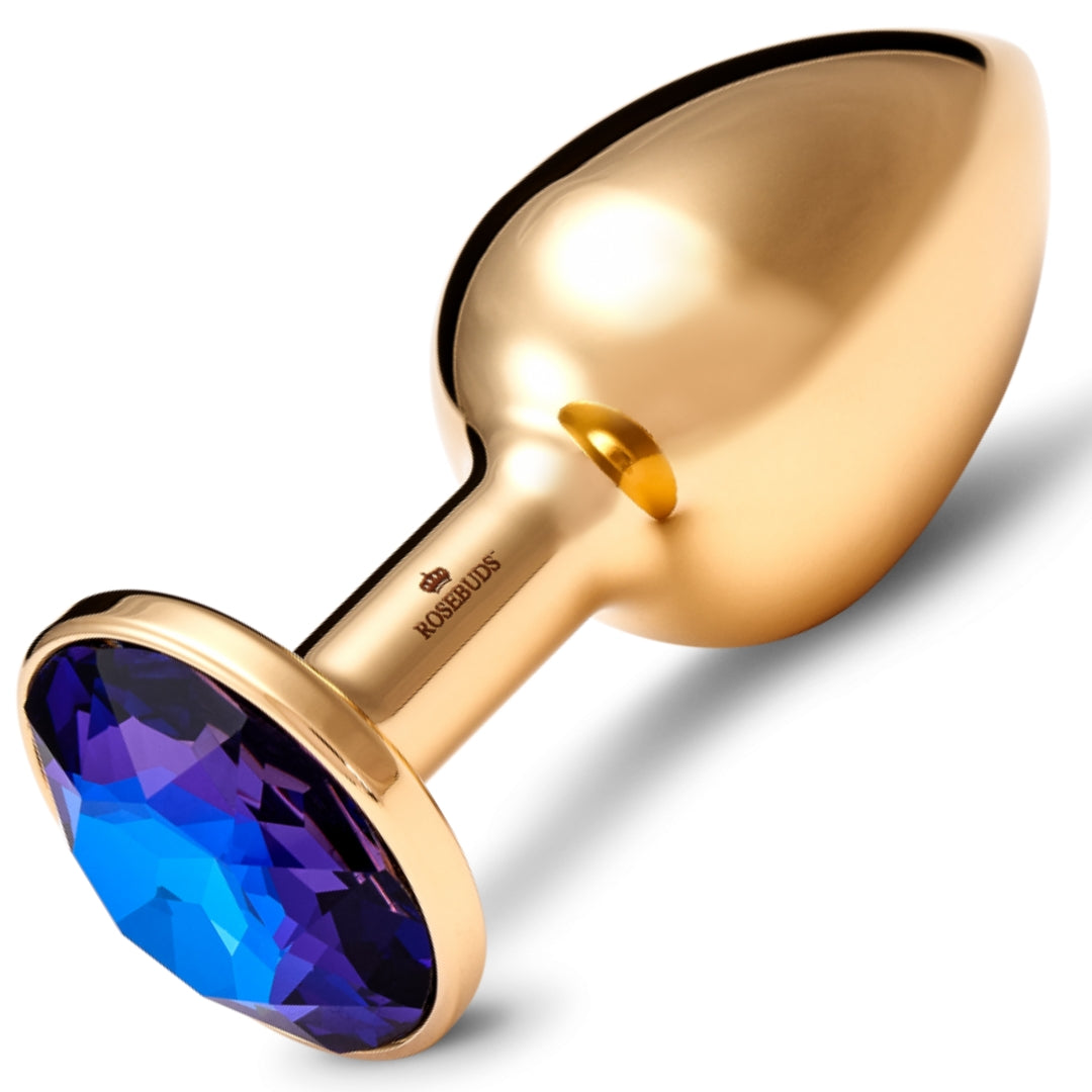 Rosebuds Stainless Steel Gold Butt Plug Medium | Heliotrope Pleasure Chest Rosebuds Stainless Steel Gold Butt Plug Medium | Heliotrope Pleasure Chest