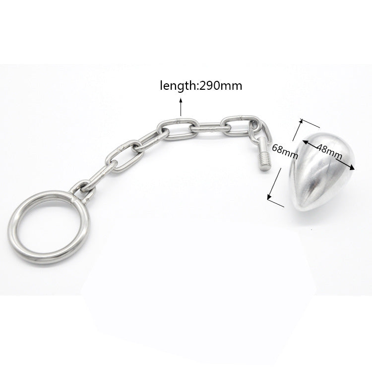 X-Cite Butt Plug & Cock Ring Stainless Steel