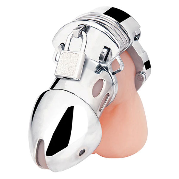 Blue Line Obediance Chastity Cage