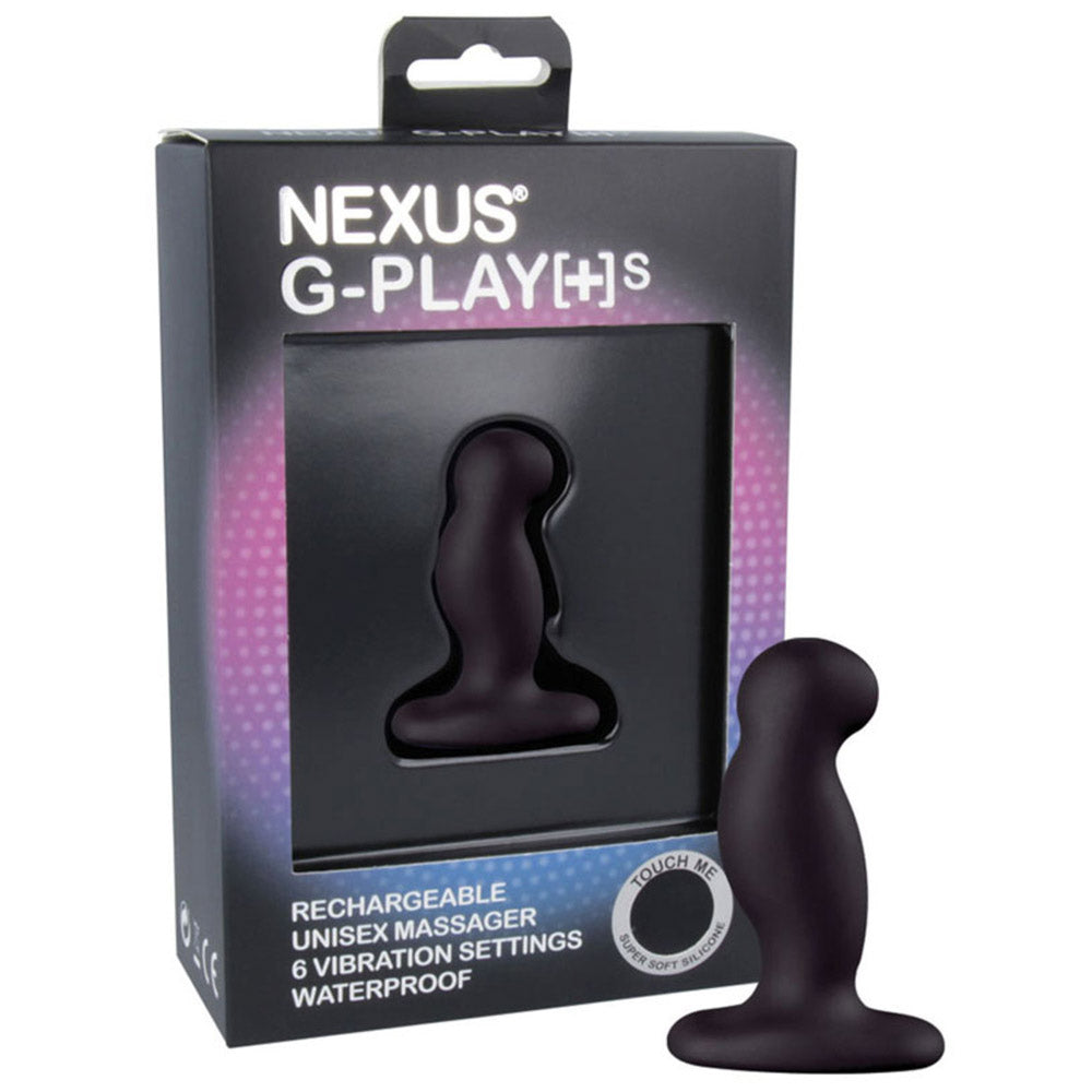 Nexus G Play + Small Rechargeable Vibrating Butt Plug - Black