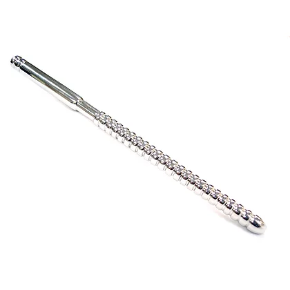 Rouge Stainless Steel Ribbed Urethral Probe