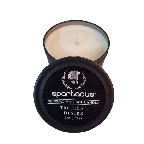 Spartacus Sensual Massage Candle - Tropical Desire