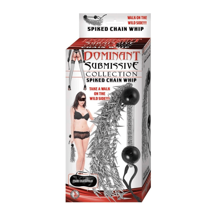 Nasstoys Dominant Submissive Spiked Chain Whip