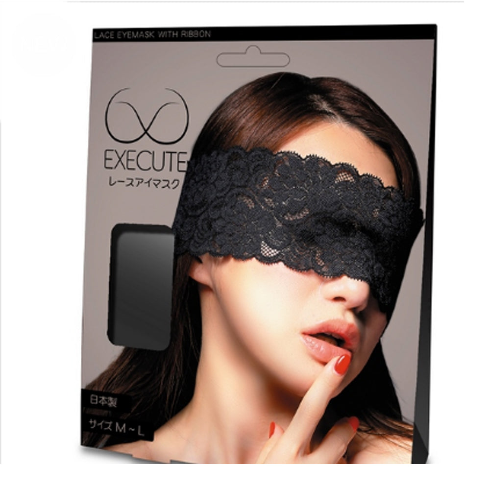 Execute Lace Eye Mask With Ribbon