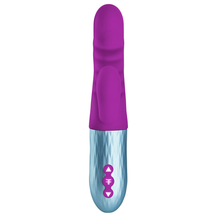 FemmeFunn Essenza Thrusting Rechargeable Vibrator - Purple