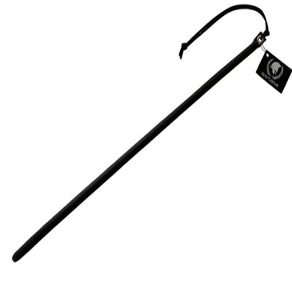 Spartacus Leather Wrapped Cane Black