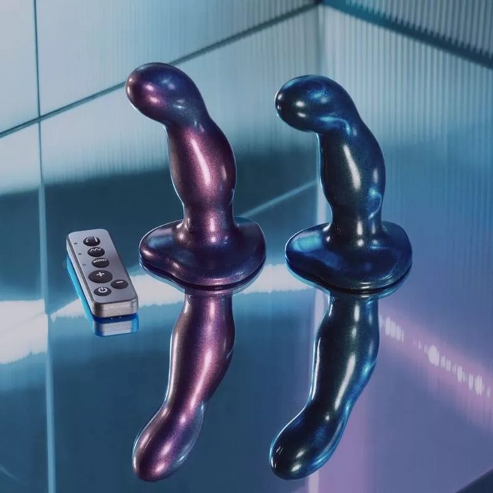 Strap On Me Fingering and Vibrating Dildo