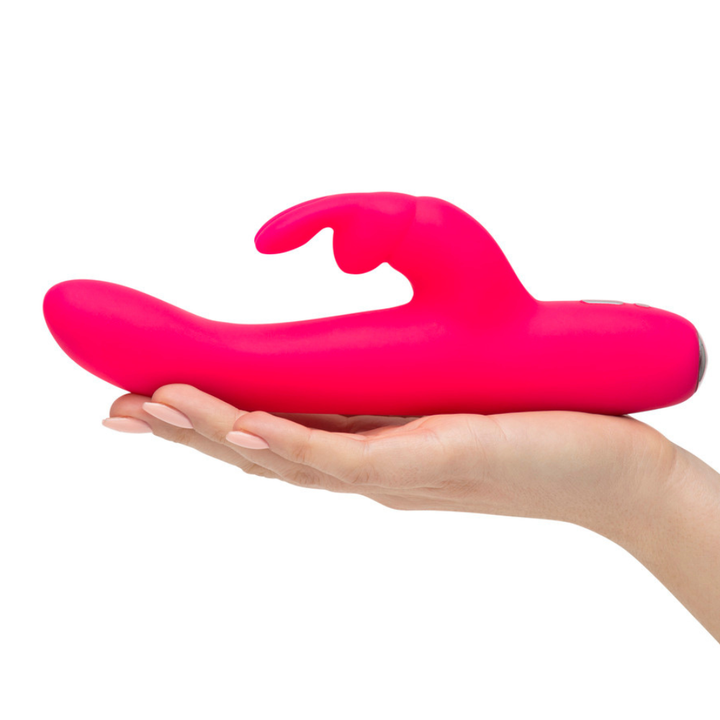 Happy Rabbit Slimline Curve Rechargeable Rabbit Vibrator - Pink