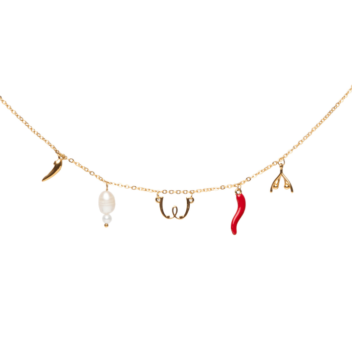 GWP Womanizer Charm Necklace Gold
