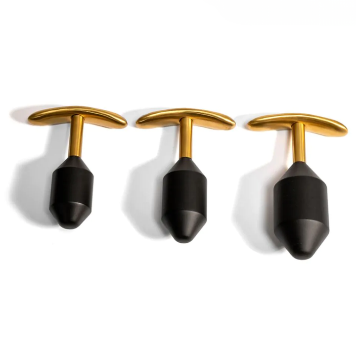 Black Label Metal Butt Diamond Plug Black/Gold
