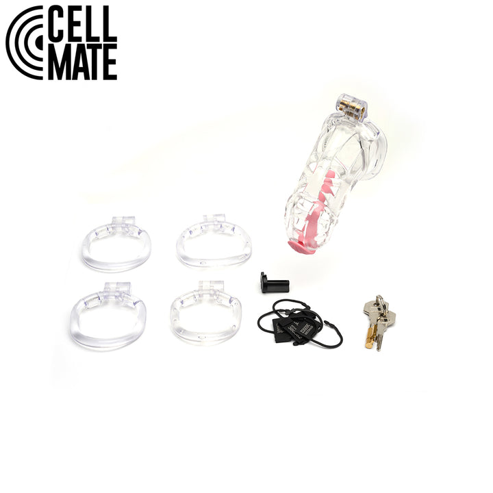 CellMate - Guardian Chastity Cage Size 4 Clear