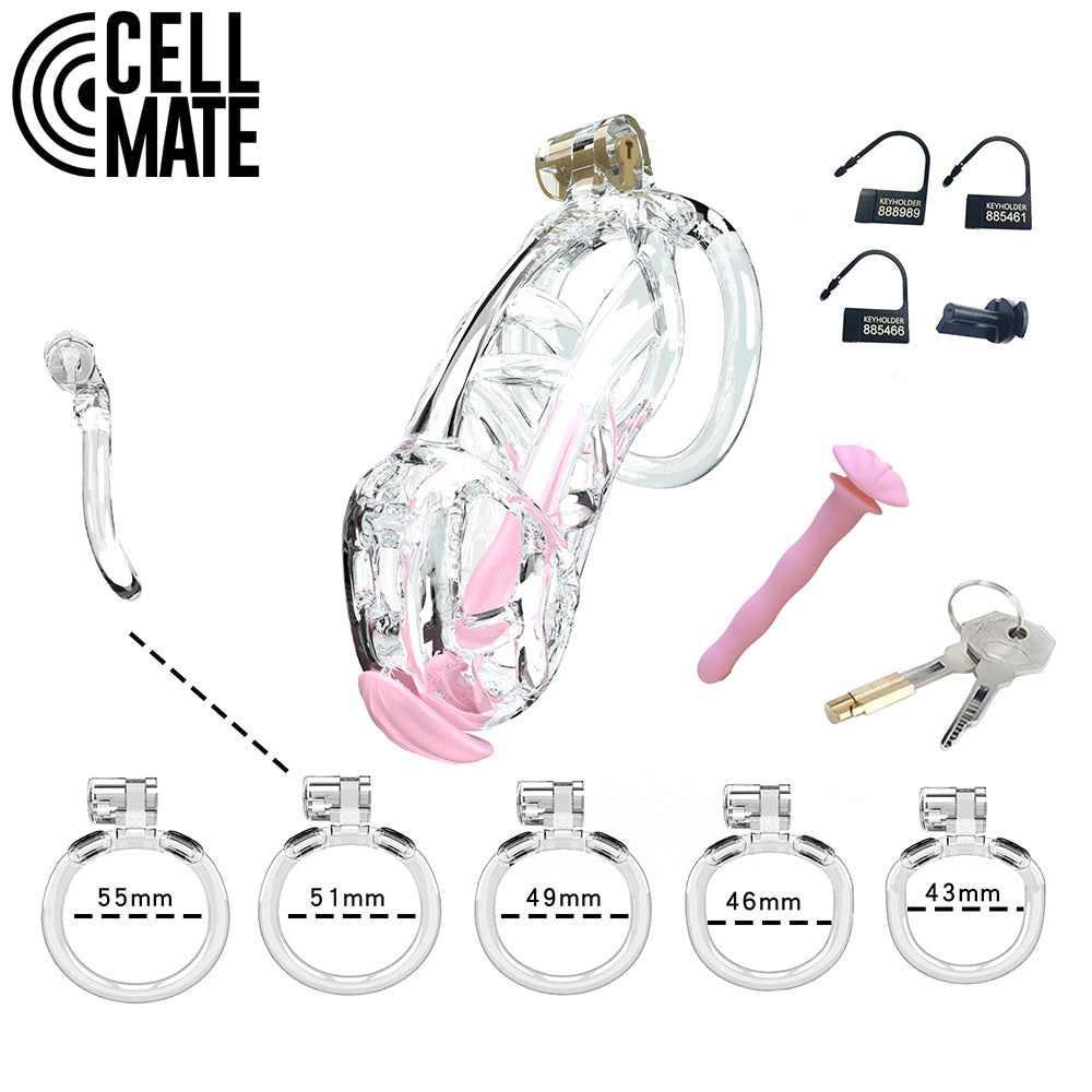 CellMate - Guardian Chastity Cage Size 0 Clear