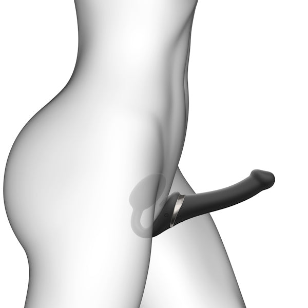 Strap On Me Strapless Multi Orgasm Black - Medium