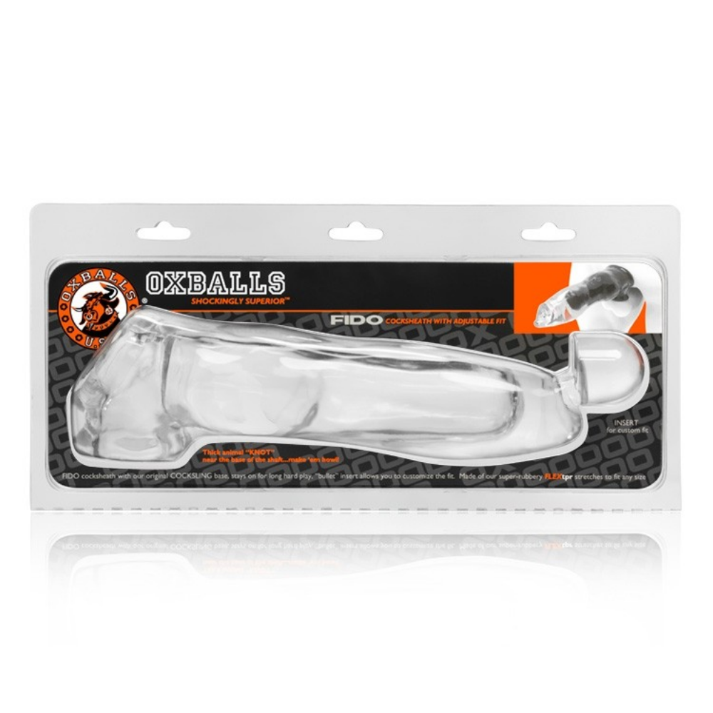 Oxballs Fido Cock Sheath - Clear