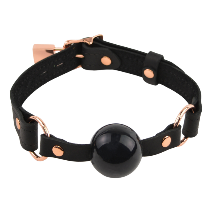 Mercy Industries Premium Leather Single Strap Ball Gag