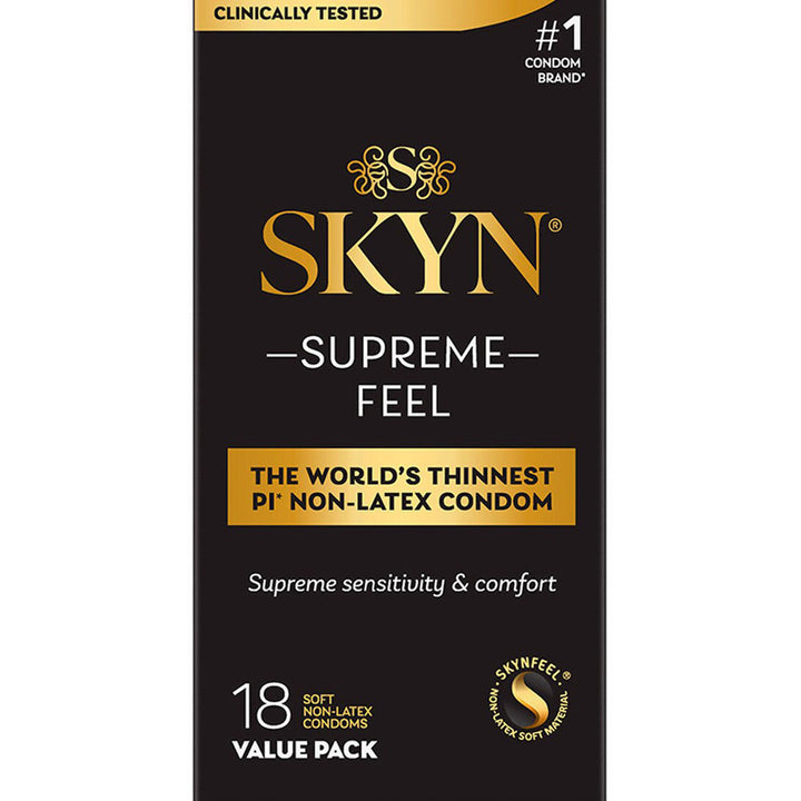 Lifestyles Skyn Supreme Feel Non Latex Condoms 18 Pack