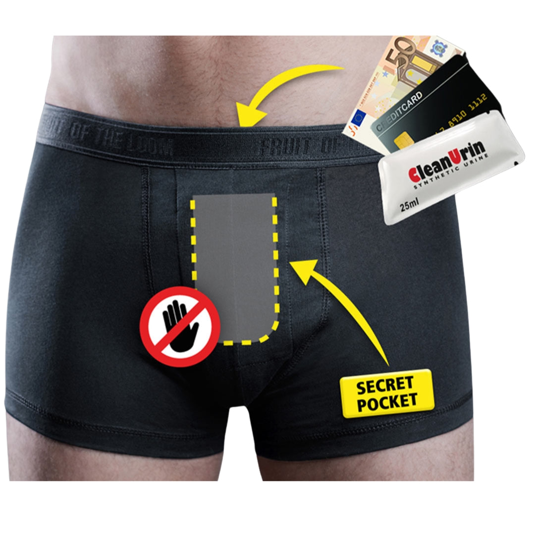 Screeny Weeny Fruit Of The Loom Special Underpants For Men - Black