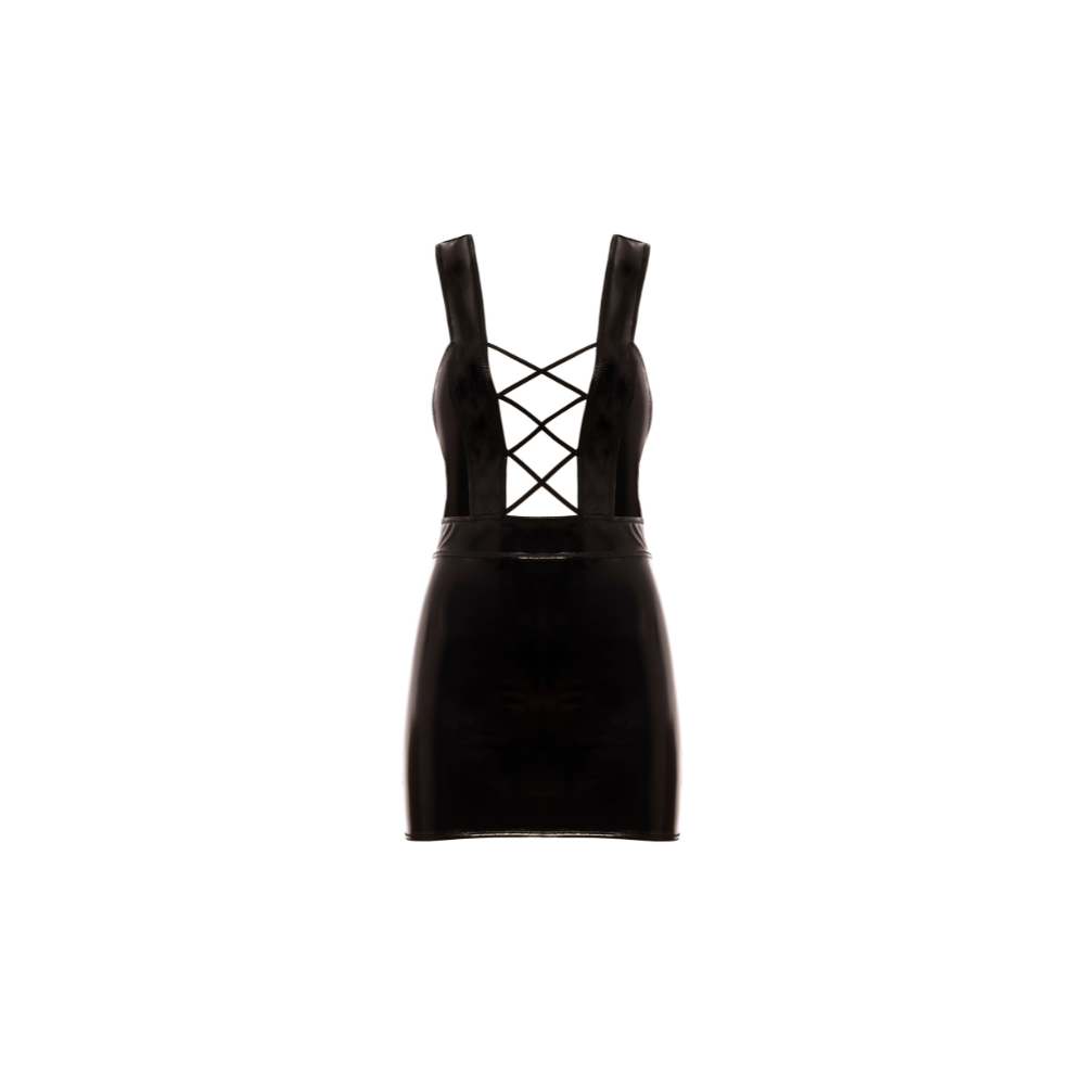 Oh La La Cheri Fetish Entanglement Babydoll Dress - Black