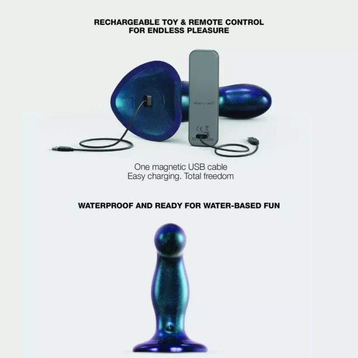 Strap On Me Fingering and Vibrating Dildo
