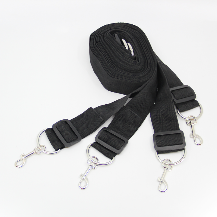 Love In Leather Under Bed Restraints