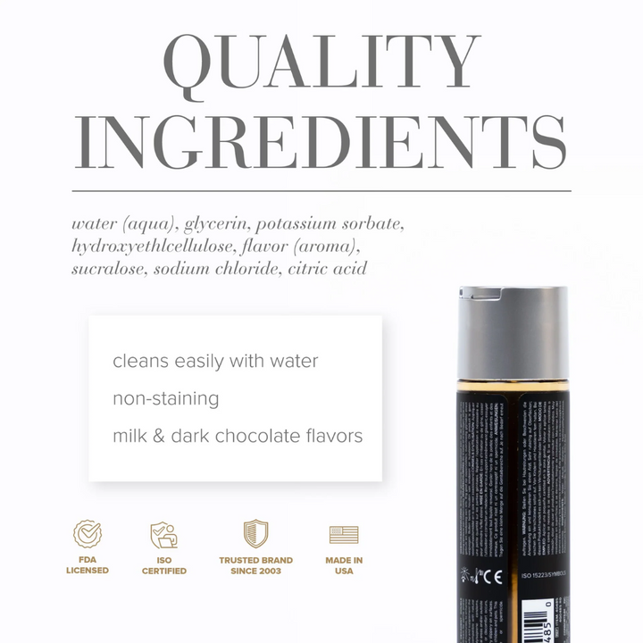 JO H2O Gelato Double Chocolate Flavored Lubricant 120ml