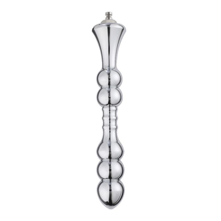 HiSmith - 8.2" Aluminium Smooth Beaded Anal Dildo (KlicLok)