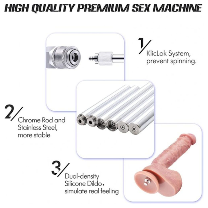 HiSmith & Wildolo Intelligent APP Controlled Premium Sex Machine (KlicLok)