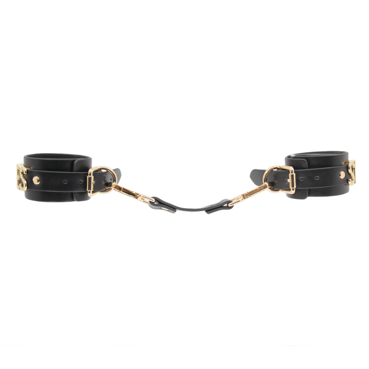 Love In Leather Yes Sir Faux Leather Wrist Cuffs