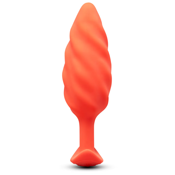 b-Vibe Swirl Texture Plug Orange
