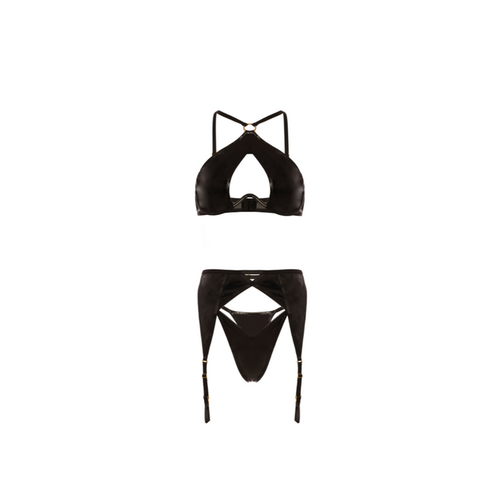 Oh La La Cheri Fantasy 3 Piece Set - Black