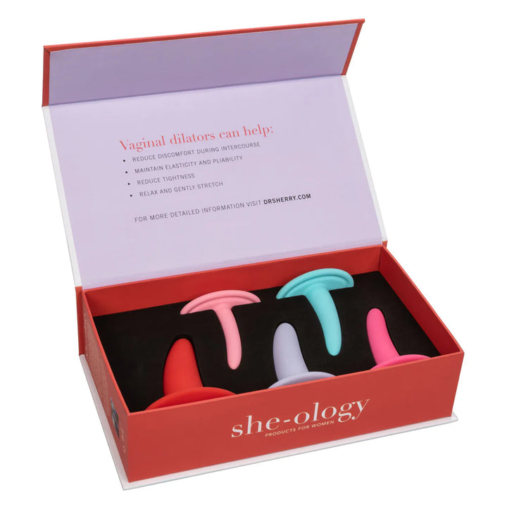 Calexotics She-Ology 5-piece Wearable Vaginal Dilator Set