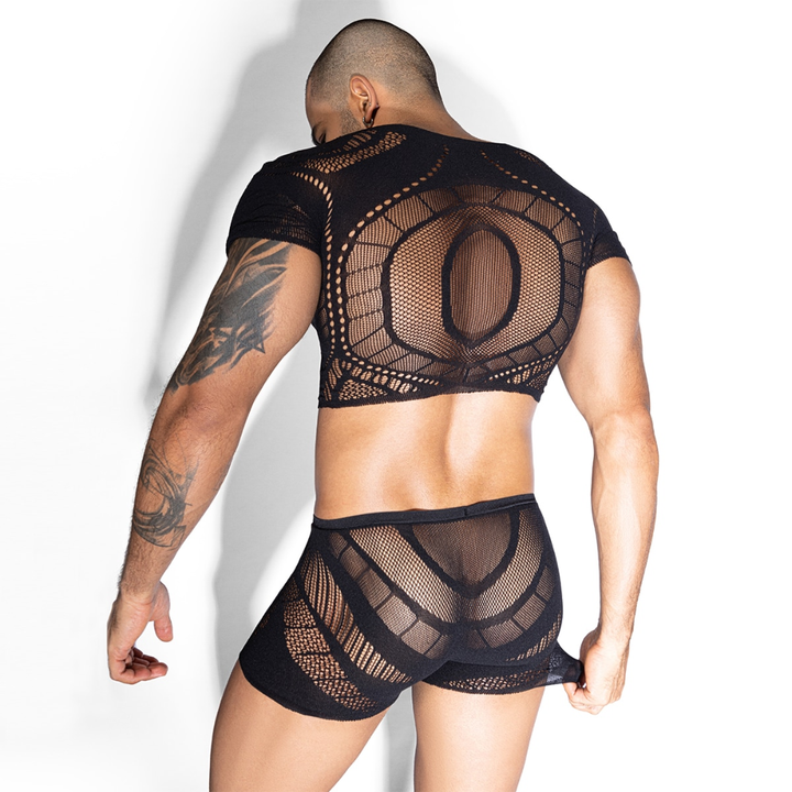 Love In Leather Eye Top & Short Set