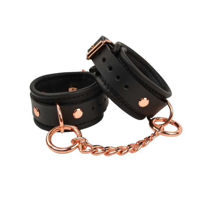 Mercy Industries Bondage Wrist Cuffs with Removable Chain Connector