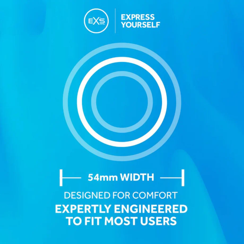 EXS Regular Condoms 54mm - 100 Pack