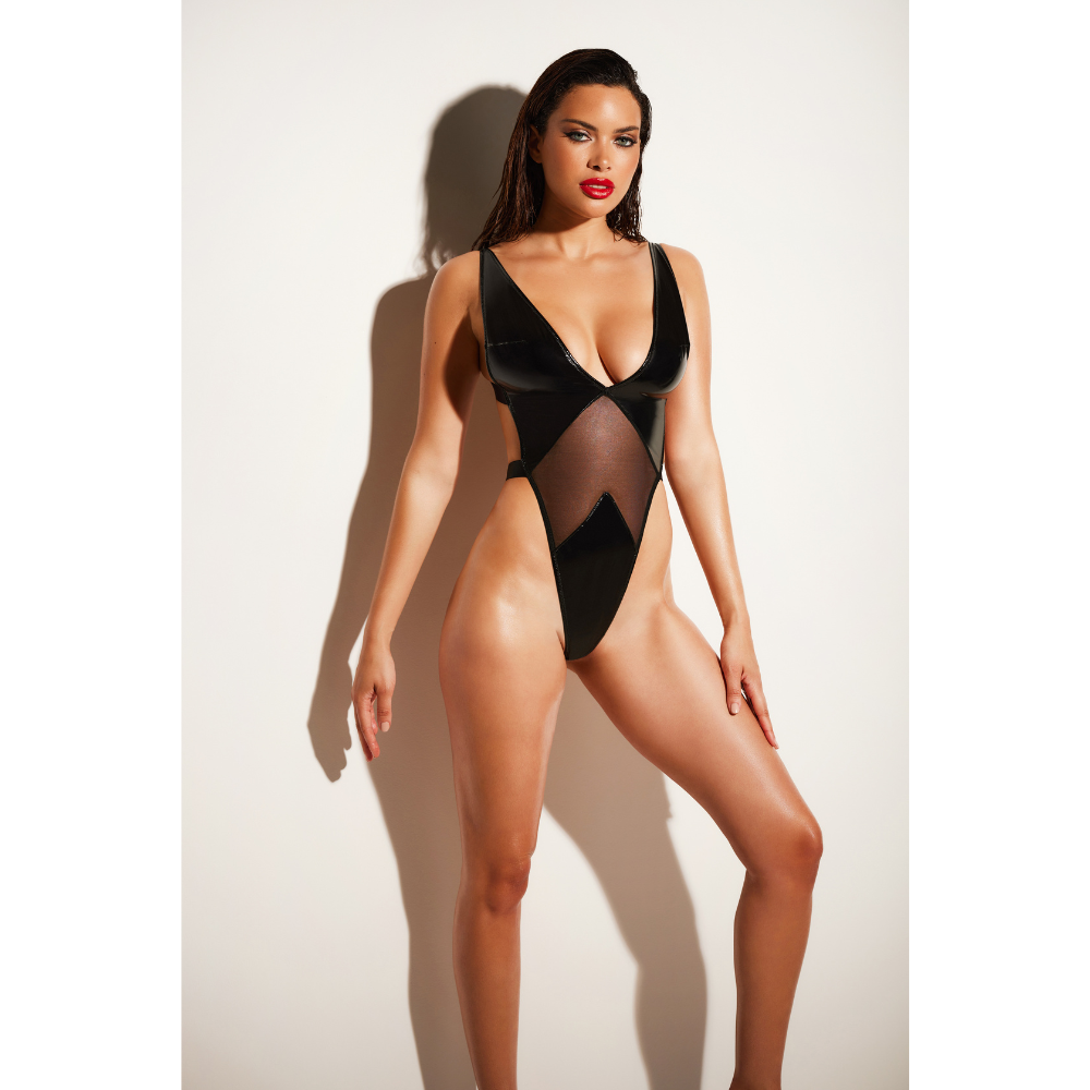 Oh La La Cheri Fetish Limitless Teddy - Black