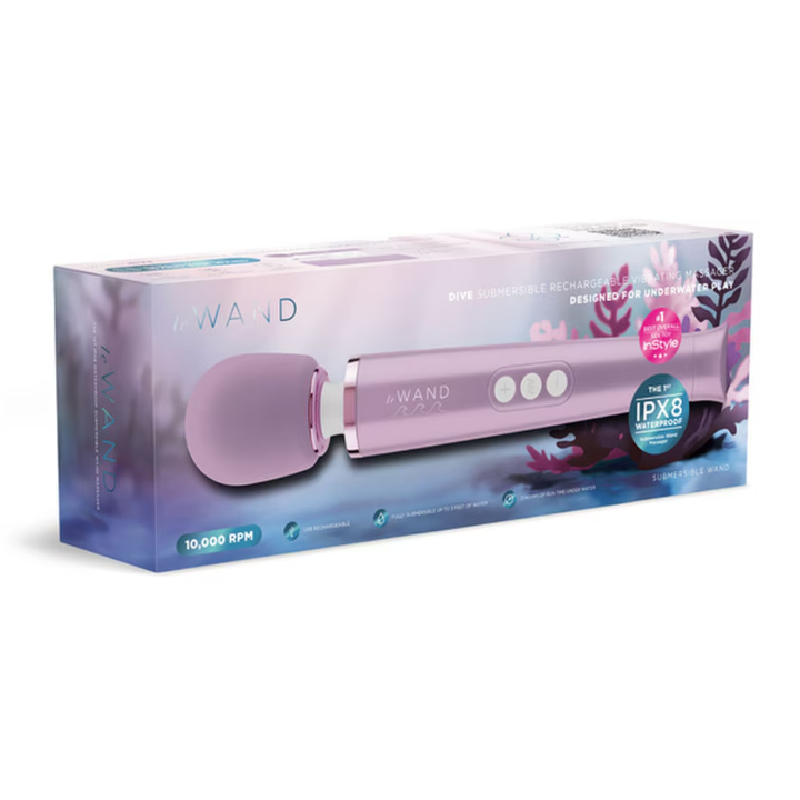 Le Wand Dive Submersible Rechargeable Wand Lavender