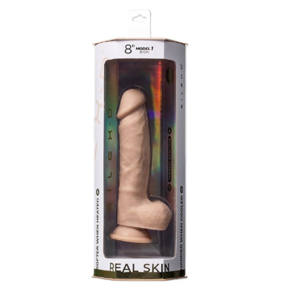 Silexd Model 1 Dildo 8 Inch - Flesh