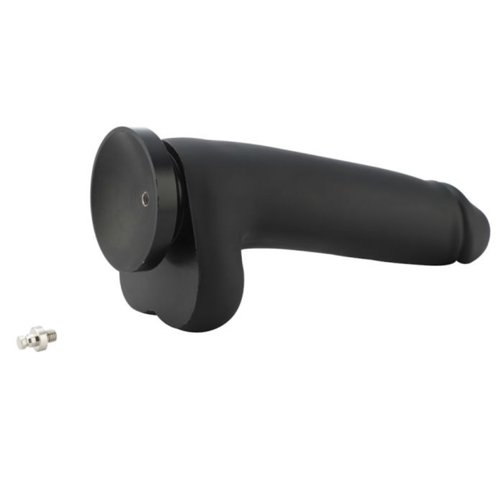 HiSmith - 11.4" Smooth Black Silicone Dildo (KlicLok)