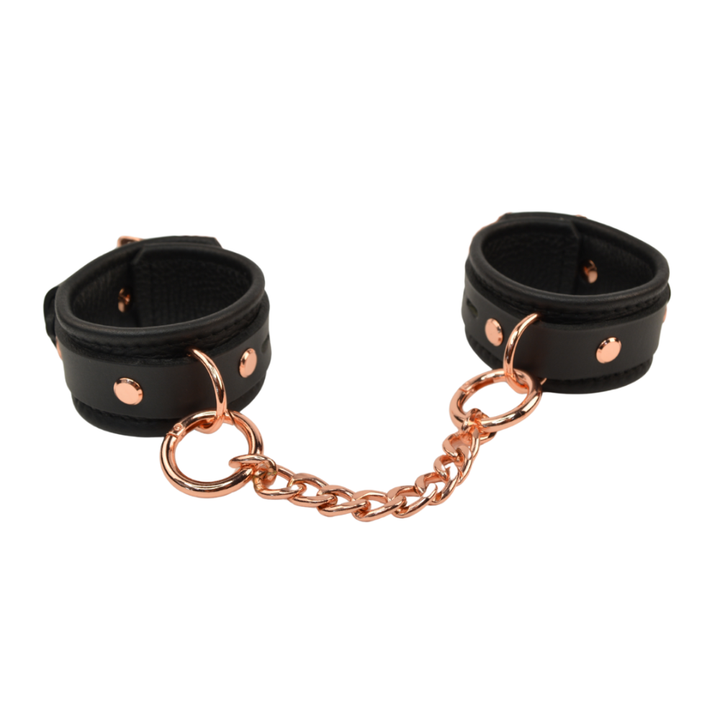 Mercy Industries Bondage Wrist Cuffs with Removable Chain Connector