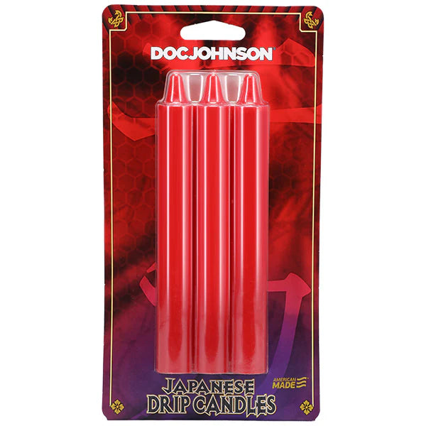 Doc Johnson Japanese Drip Candles - Red
