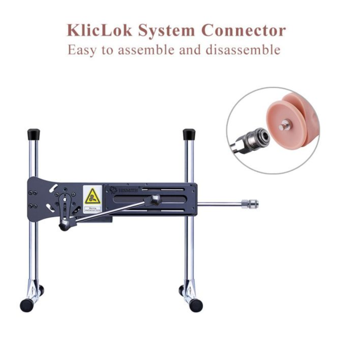 HiSmith - 8.1" Silicone Dual Cock (KlicLok)