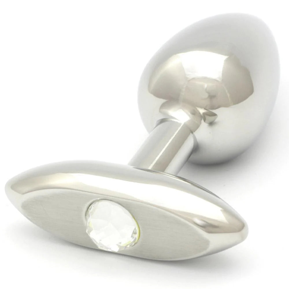 Rosebuds Stainless Steel Butt Plug Medium T Bar